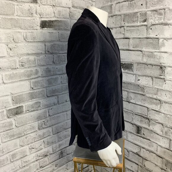 Balmain Paris Two Button Velvet Sport Coat Blazer - Picture 4 of 16